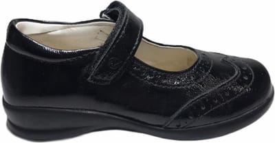 Naturino velcro oxford ballerina 4470 lak zwart mt 24