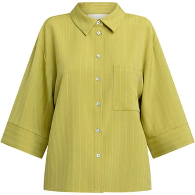 SisterS point blouse Verina-sh.ss1 20002 Lime Pinstripe Maat - S
