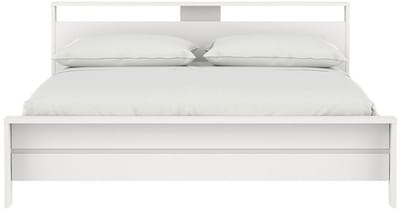 Next bed met 1 legplank 180x200cm wit.