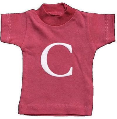 Lettershirt Roze C