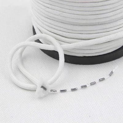 Dailygoods- Gordijnloodband 10 Meter - Zware Loodband - Gordijngewicht - Muggengaas Gewichtsdraad - Verstelbaar - 30 g