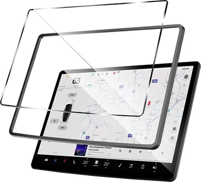 DrPhone TSP2 Tempered Glass – Screenprotector Geschikt Voor Tesla Model S en Tesla Model x - Vuilbestendige Screenprotector