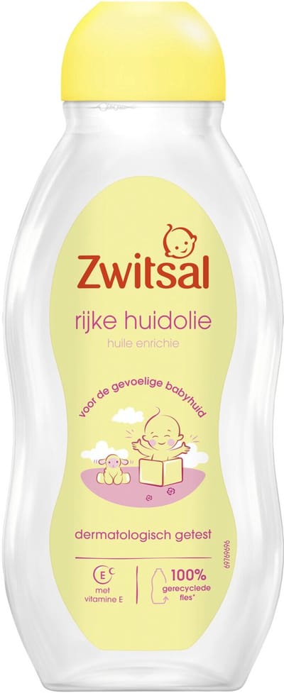 Zwitsal Avocado Rijke Huidolie - Met avocado-olie en vitamine E - 200ml
