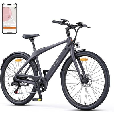 Vélo électrique - ENGWE - N1 Air - 27 pouces - Autonomie 100 km - Batterie 36 V 10 Ah grijs