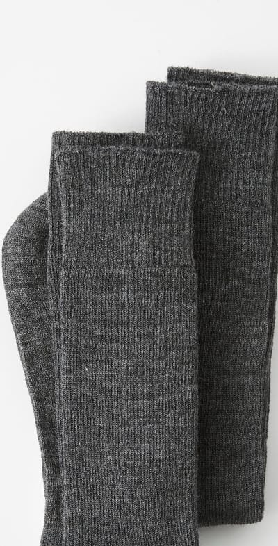 Damart - Set van 2 paar sokken van mix van wol en Thermolactyl - Dames - Grijs - 42/44