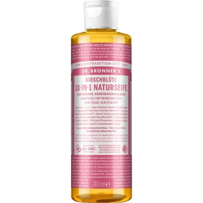 Dr. Bronner's Vloeibare zeep Kersenbloesem 18-1 natuurlijke Unisex 240 ml