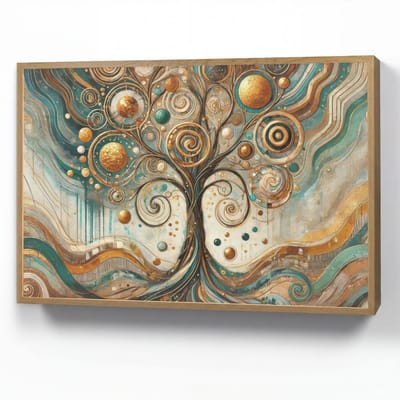 Wandlamp 90x60 cm - Oplaadbaar - Levensboom - Boom - Abstract - Modern - Wandlampen binnen woonkamer - Slaapkamer lamp - Decoratieve nachtlamp - Vloerlamp draadloos