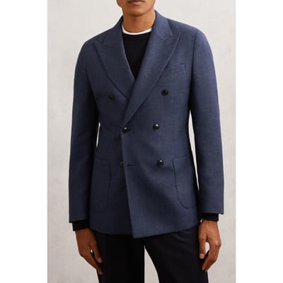 Reiss Db Blazer Navy Size: 42 | Blazers Outlet | Heren | Blauw