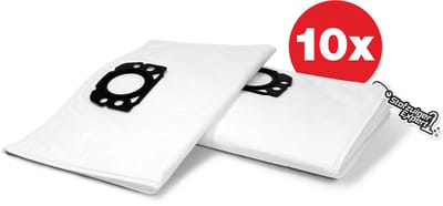 10x Stofzuigerzakken Geschikt Voor KARCHER WD4, WD5, WD6, MV4, MV5, MV6 en Premium series - Multi-laags stofzakken - Zakken van Hoge Kwaliteit