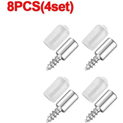 8-100PCS Cross Zelftappende Schroef met Antislip Rubber Kastbord Laminaat Ondersteuning DIY Garderobe Kast Glas partitie Nagels