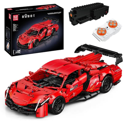 Mould King 15057 Sportwagen Bouwstenenset, Verzamelset voor Volwassenen om te Bouwen, Speelgoed voor Tienerjongens en Meisjes 15057