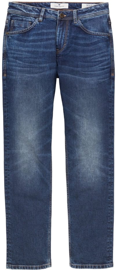 Tom Tailor - TTJOSH REGULAR SLIM-jeans - Maat 30/32 - mid stone wash denim