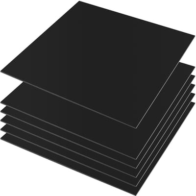 Acryl Plaat - Kunststof Platen - Projecten Maken - Hoogglans Afwerking - 30 x 30 cm - Zwart