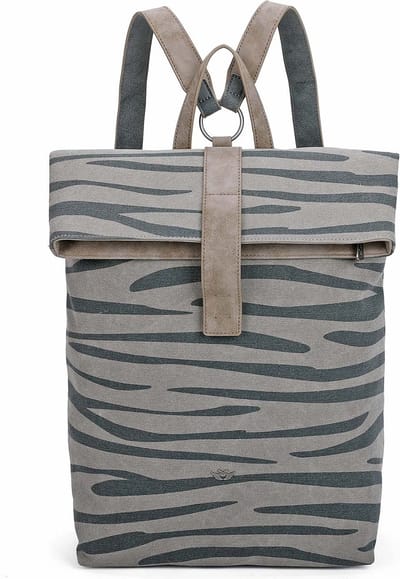 Fritzi aus Preußen Rugzak Canvas Izzy03 Backpack Zebra Wild Kaki
