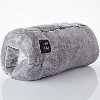 Thijox - Verwarmde handwarmer oplaadbaar met teddyfleece voering - ideale wintermetgezel met 3 warmte-instellingen voor koude dagen en buitenactivitei