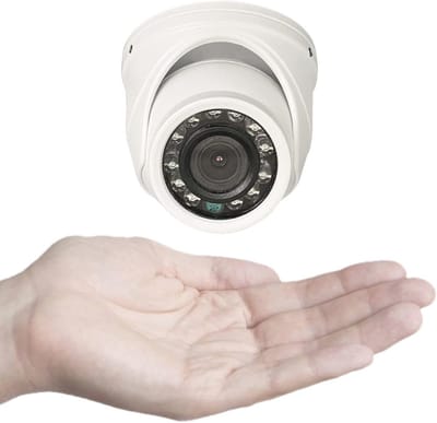 Full HD 1080p Dome CCTV-camera 2m voor Binnenbeveiliging - Mini-camera met Metalen Behuizing