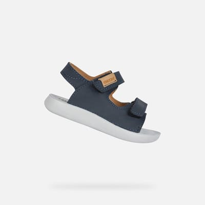 GEOX SANDAL LIGHTFLOPPY PEUTER Sandalen - MARINEBLAUW - Maat 24
