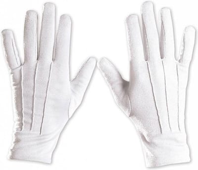 witte handschoenen
