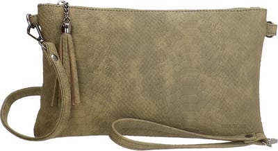 Beagles Pulg Crossbody Schoudertasje Avondtasje Polstas - Olijfgroen