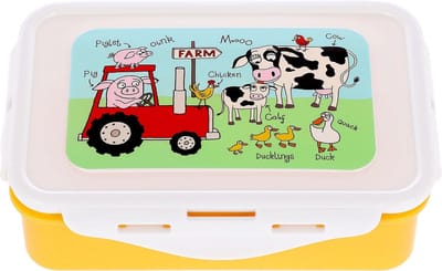 Boerderij dieren Farm klein lunchboxje (17 x 11 x 5 cm) - Tyrrell Katz