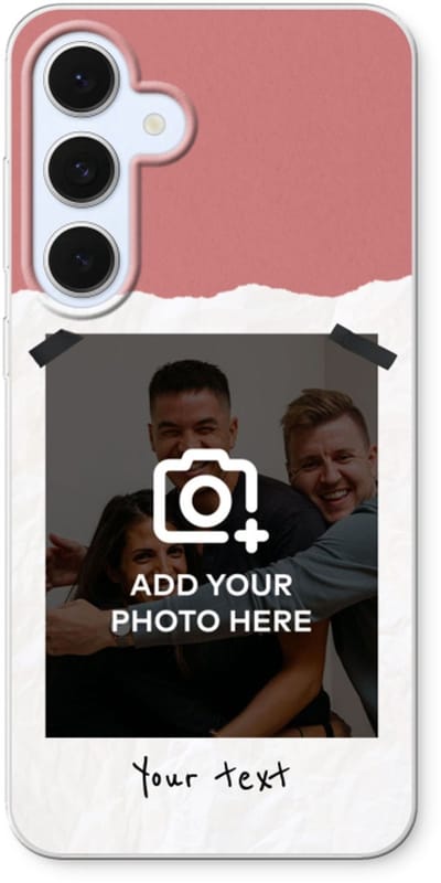 Gepersonaliseerd - Case Company® - Hoesje geschikt voor Samsung Galaxy S24 FE hoesje - Polaroid N°5 - Soft Cover Telefoonhoesje - Bescherming aan alle Kanten en Schermrand
