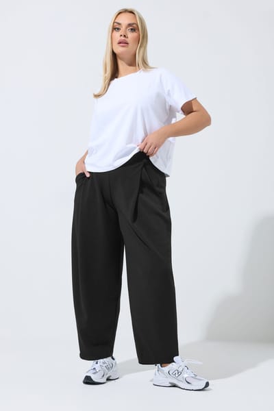 Limited Collection Geplooide Broek Met Ronde Pijpen Size 42