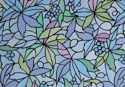 Decoratie raamfolie Nantes glas in lood transparant 67.5m x 2 meter zelfklevend - Decoratiefolie - Plakplastic - Plakfolie