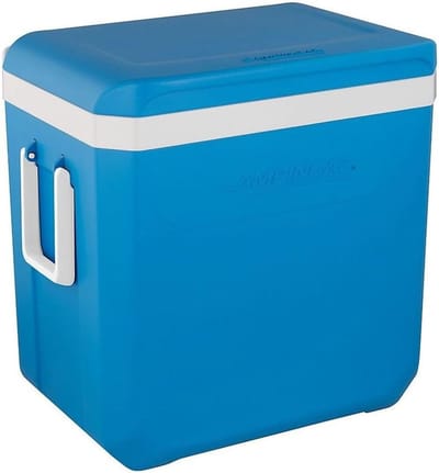 Passieve Koelbox - Geïsoleerde Koeler - Buitenactiviteiten - 30% Meer Isolatie - 42 Liter - Blauw