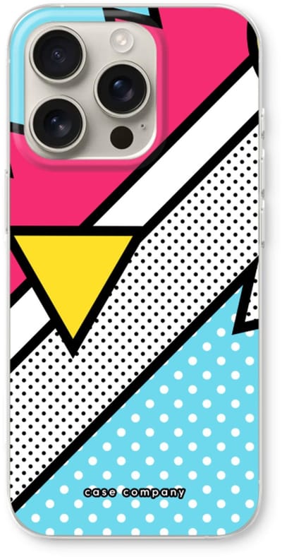 Case Company® - Hoesje geschikt voor iPhone 16 Pro hoesje - Pop Art #3 - Soft Cover Telefoonhoesje - Bescherming aan alle Kanten en Schermrand