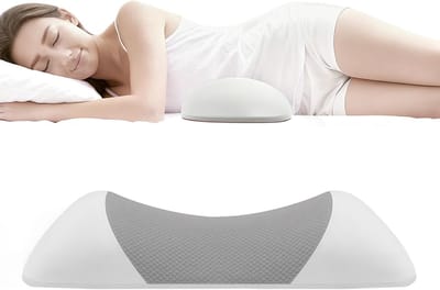 SnelShoppen - Ergonomisch Lendenkussen voor Bed en Bank, Orthopedisch Lendensteun Kussen van Geheugenfoam voor Zij- en Rugslapers, Comfortabel en Onde