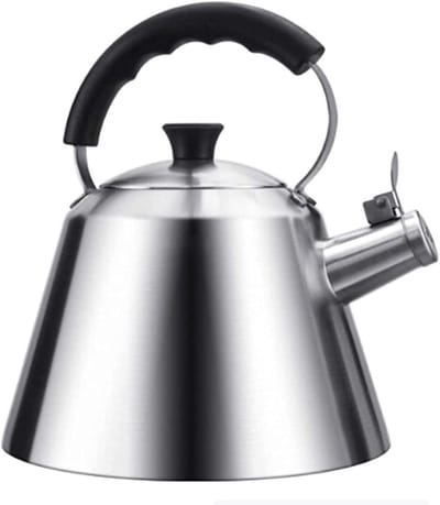 Waterkoker Fluitketel - Theepot RVS - Water Koken - Automatische Fluitfunctie - 3 Liter - Zilverkleurig