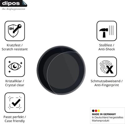 dipos – 2x Pantserfolie geschikt voor Meraki Espresso Machine | 9H Screenprotector