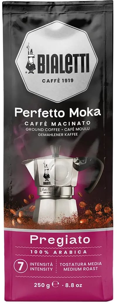 Bialetti Perfetto Moka Pregiato gemalen koffie – 250gr
