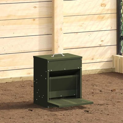 vidaXL - Kip - trekvoeder - Olijf - Groen - 33 - x - 42 - x - 40 - cm - 10 - kg