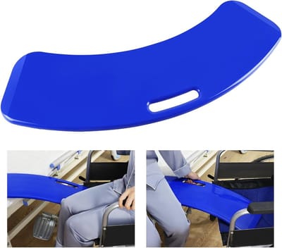Transferbord Patiënt - Schuifplank Hulpmiddel - Veilig Verplaatsen - Antislip Ontwerp - 79 x 20.5 cm - Blauw