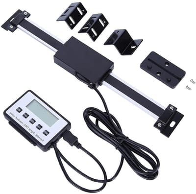 Digitale Aflezing DRO LCD voor Precisie Linear Schaal voor Freesmachines en Draaibanken - Meetbereik 0-150mm met Installatieaccessoires