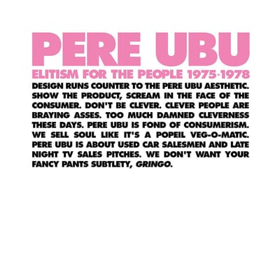 Pere Ubu - Elitism For The People 1975-1978 (4 CD) (Limited Edition)