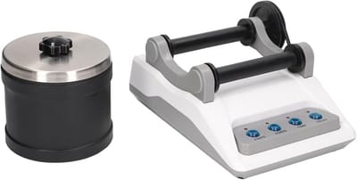 Steen Polijstmachine - Edelsteen Maker - Hobby Sieraden - Stille Werking - 25 cm - Grijs