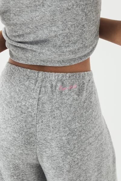 Dames DSGN Studio Lounge Rechte Pijp Broek | Ash Grey | Maat: 3XL