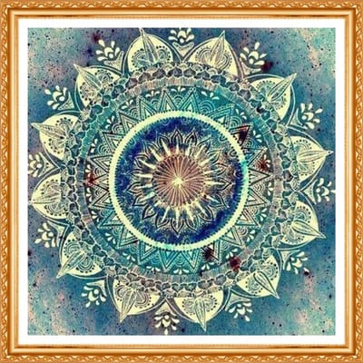 5D Diy Diamant Schilderij Kruissteek Mandala Woondecoratie Volledige Strass Inlay Diamant Borduurwerk 20X30CM gray