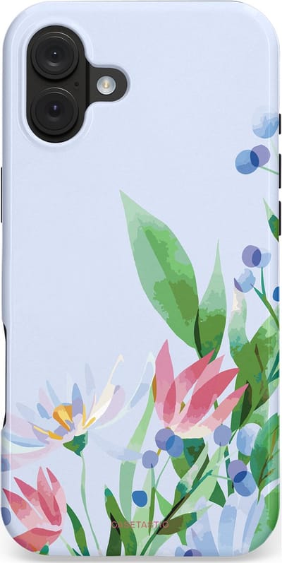Casetastic hoesje geschikt voor Apple iPhone 16 Plus - MagSafe - Dubbellaagse bescherming - Dromen in pastel - Fashion Case - Lichtgrijs Mintgroen