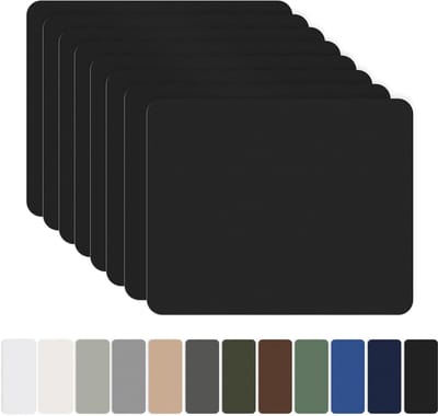 10-delige nylon reparatieset, nylon reparatiepatches, zelfklevende reparatietape voor textiel, waterdichte en lichtgewicht reparatieset voor outdoorartikelen, geschikt voor donsjassen, kleding, tenten en tassen (zwart), 15 cm * 20 cm