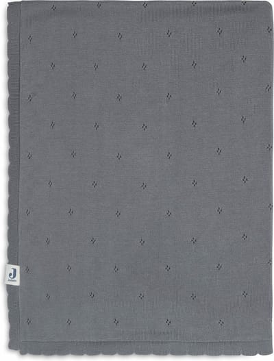 Jollein Baby Deken Wieg 75x100cm Pointelle - Storm Grey