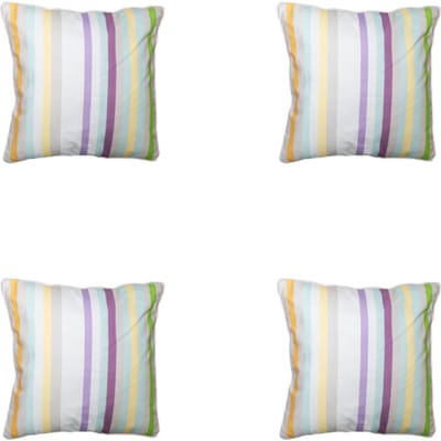 Madison - Sierkussen Righe purple - Ca. 50x50 cm - Set van 4