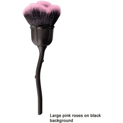 Brosse à ongles à fleurs pour manucure, Rose, accessoires pour ongles, outils populaires ronds, petits vernis Gel, brosses de nettoyage de la poussière