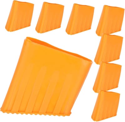 Ladder Voetdoppen - Ladder Accessoires - Veiligheid Verhogend - Antislip Ontwerp - 8 Stuks - Oranje