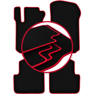 CARLUX-RED automatten voor: Mercedes R V251 / R251 minivan (2005-2013)