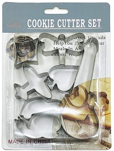 NTHProducts - Cookie Cutters - 7-delige set - Roestbestendig - Kleur - Kerstkoekjes - Perfect voor bakken - 7 vormen