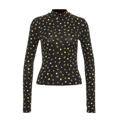 Chiara Ferragni • zwarte top met logo • maat XS