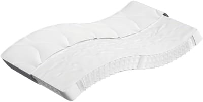 Pocketvering Matras - Matras met veren - Comfortabel Slapen - Individuele Ondersteuning - 120x200 cm - Wit